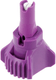 Jeu de buses à injection d'air (8 pièces) HDRX-A 120° 025 violet