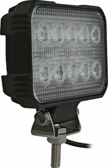 Pièces agricoles - Eclairage - Phare de travail LED rectangulaire 15W 1900lm, 10/30V, 150x37x100mm longue portée 10 LED Kramp