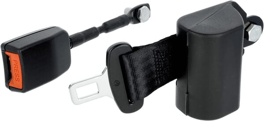 Pièces agricoles - Pièce divers - Ceinture de sécurité noire rétractable 2 points