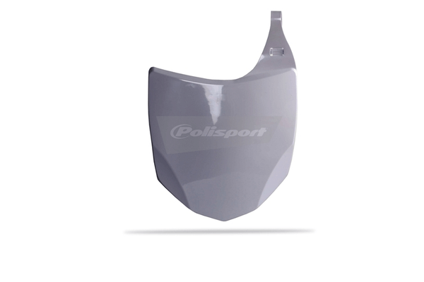 Pièces Quad & Motos - Plastiques - Plaque numéro frontale POLISPORT blanc Kawasaki KX250F/KX450F