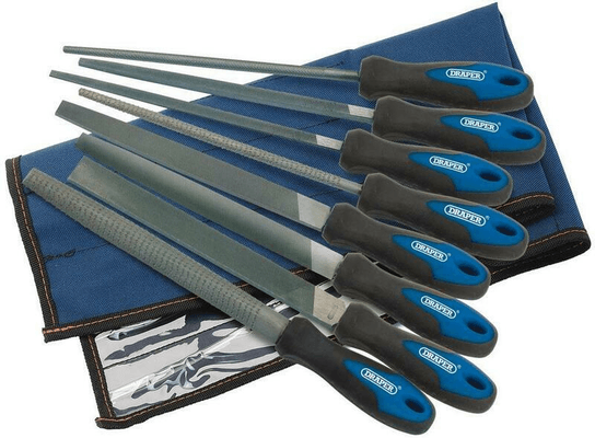 Pièces Quad & Motos - Outillage - Jeu de 6 limes et 2 râpes DRAPER 200mm 8 pièces
