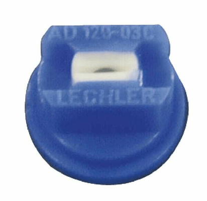 Pièces agricoles - Pièce Pulvérisateur - Buse à jet plat AD 120° 03 bleu céramique Lechler
