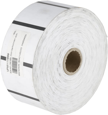 Pièces agricoles - Outils atelier - Etiquette de tablette en carton 50x40 (39,68) mm pour ZEBRA ZD421T
