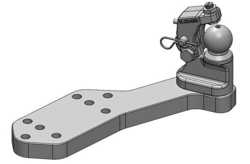 Pièces agricoles - Tracteur pièce adaptable - Direction forcée K50® D pour attelage de 50-55 mm