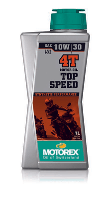 Pièces Quad & Motos - Lubrifiants et nettoyants - Huile moteur MOTOREX Top Speed 4T - 10W30 10x1L