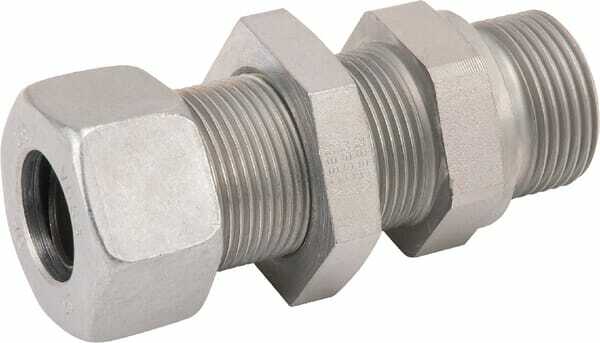 Pièces agricoles - Hydraulique - Passe-cloison 20S 3/4 BSP