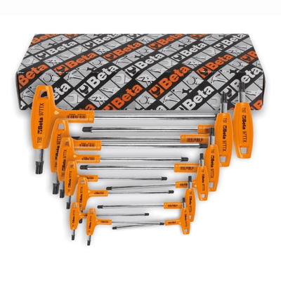 Pièces Quad & Motos - Outillage - Jeu de 8 clés mâles Torx® à poignée en T BETA haute performance