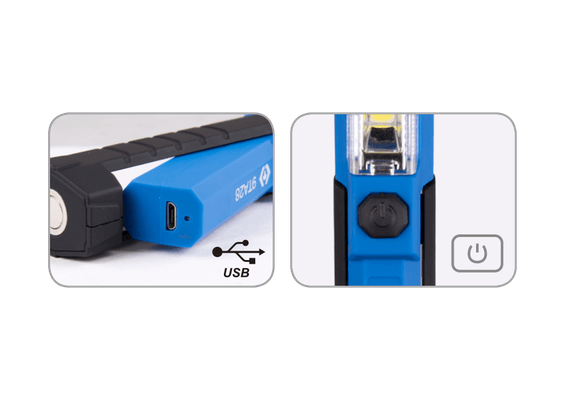 Outils - Outils divers - Lampe d'inspection 1.5W COB avec support magnétique - câble USB
