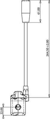 Pièces agricoles - Hydraulique - Levier unique avec anti-retour