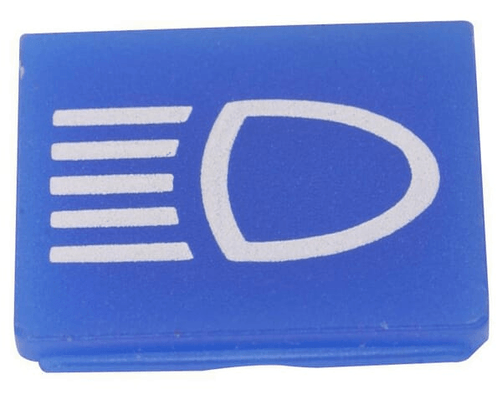 Pièces agricoles - Eclairage - Symbole faisceau lumineux bleu SWF