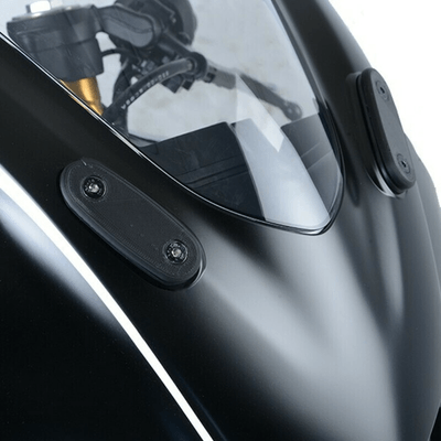 Pièces Quad & Motos - Equipement véhicule - Cache-orifices rétroviseur R&G RACING - noir Yamaha YZF-R125