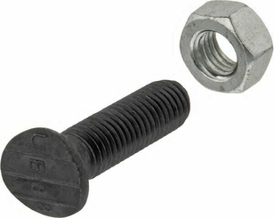 Pièces agricoles - Travail du sol - Boulon de charrue M12x48