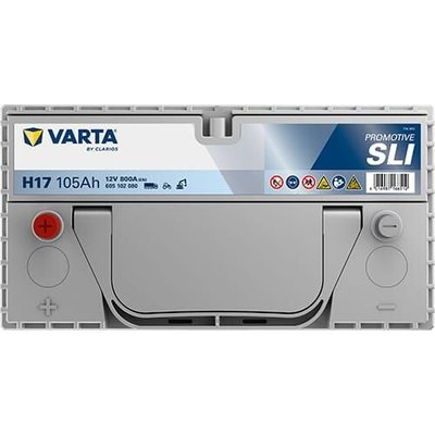 Pièces agricoles - Eclairage - Battery 12V 105Ah 800A H17 VARTA Promotive SLI