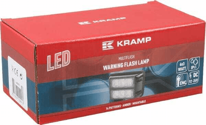 Pièces agricoles - Eclairage - Avertisseur flash LED orange 6x3W 12/24V