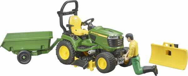 Loisirs - Jouets - Tracteur John Deere avec remorque et jardinier
