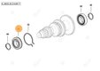 CUSC. 35x72x17 2RS1-N Deutz-Fahr origine