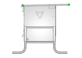 Accessoires et options matériel  - Matériel d'élevage - autre - PACK DE 2 NOURRISSEURS GROS BOVIN L.2M COLISE
