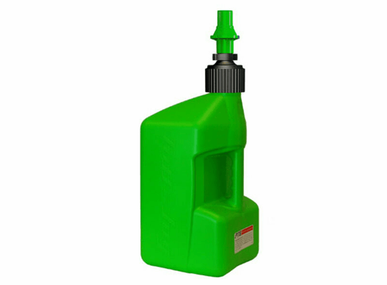 Pièces Quad & Motos - Transport - Garage - Paddock - Bidon d'essence TUFF JUG 20L vert translucide/bouchon rouge - bouchon remplissage rapide