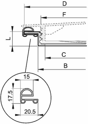 Pièces agricoles - Pièce Pulvérisateur - Bague de couvercle