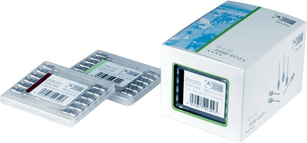 Pièces agricoles - Cloture,Jardin & Sylviculture - HSW-ECO Aiguille avec embase Luer Lock 1,6x15mm, 12 pcs/conteneur
