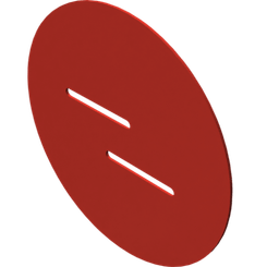 Pièces agricoles - Pièce divers - Porte-bouclier Kmh peint