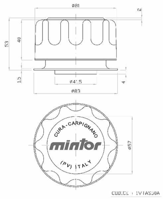 Pièces agricoles - Hydraulique - Bouchon de rempl. réserv.