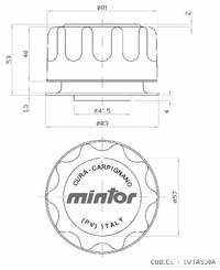 Pièces agricoles - Hydraulique - Bouchon de rempl. réserv.