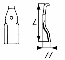 Pièces agricoles - Travail du sol - Lame de fraise pégolama