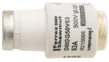 Pièces agricoles - Electricité - Fusible 500V 63A longueur 50mm