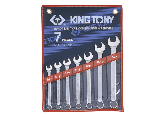 Outils - Outils divers - Trousse de 7 clés mixtes pouces 3/8 à 3/4"