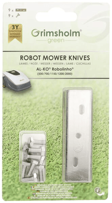 Pièces agricoles - Jardin et forêt pièce adaptable - Lame robot AL-KO Robolinho (E models) x 9pcs
