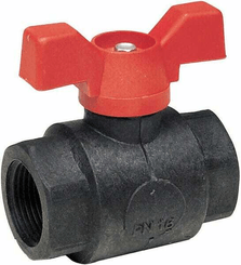 Pièces agricoles - Pièce Pulvérisateur - Robinet 2 voies PVC 1/2"-1/2"