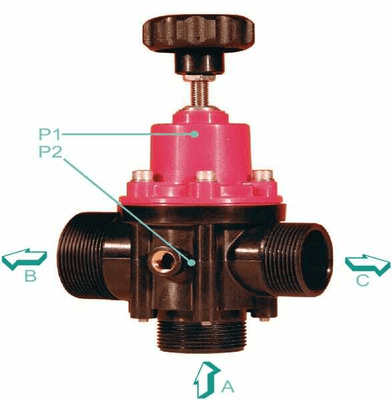 Pièces agricoles - Pièce Pulvérisateur - Régulation d`press 11/2" 25 b.