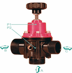 Pièces agricoles - Pièce Pulvérisateur - Régulation d`press 11/2" 25 b.
