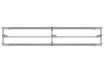 Materiels - Cornadis - PACK DE 6 PANNEAUX ENGRAISSEMENT 3TUBES L.6M