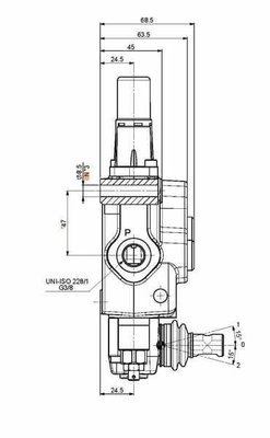 Pièces agricoles - Hydraulique - Distributeur monobloc