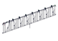 PACK DE 12 PANNEAUX AXIAL II REG DE 8P./6M L.5.70M