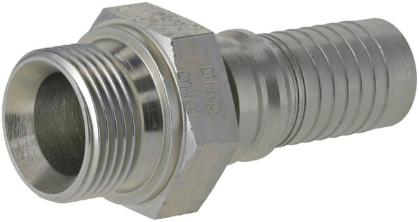Pièces agricoles - Hydraulique - Raccord à sertir 4SH-DN25-1" BSP