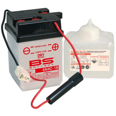 Pièces Quad & Motos - Electrique - Batterie BS BATTERY conventionnelle avec pack acide - 6N4C-1B