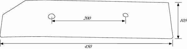 Pièces agricoles - Travail du sol - Contre-sep p/Kverneland