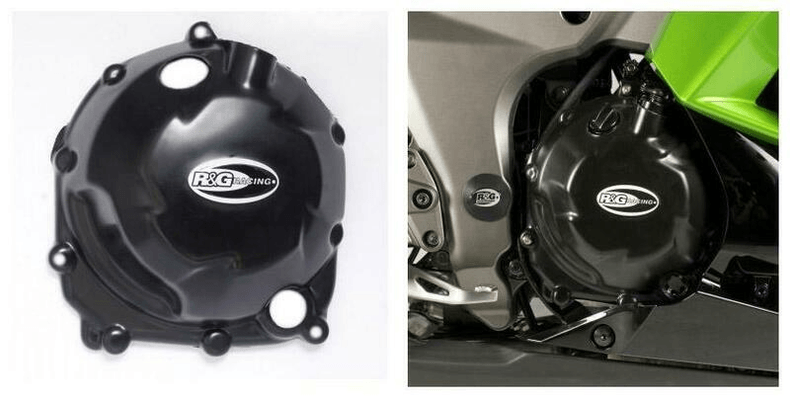 Pièces Quad & Motos - Equipement véhicule - Couvre-carter droit R&G RACING noir Kawasaki Z1000/SX