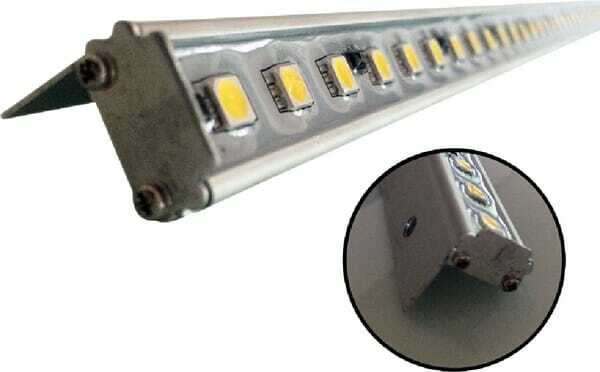 Pièces agricoles - Eclairage - Éclairage intérieur LED, 15W, 1320lm, rectangulaire, 12V, 1000x24mm, Kramp