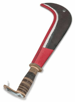 Pièces agricoles - Cloture,Jardin & Sylviculture - Serpe 30cm avec manche cuir