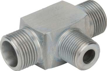 Pièces agricoles - Hydraulique - Té 12S - 3/8 BSP