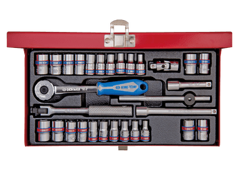 Outils - Outils divers - Coffret 1/4" 30 pièces, pouce et mm
