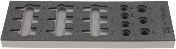 Outils - Outils divers - Insert en mousse pour jeu de douilles/Torx 1/2" 16 pcs