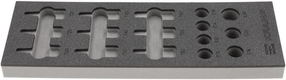 Insert en mousse pour jeu de douilles/Torx 1/2" 16 pcs