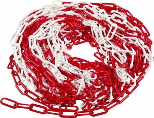 Pièces agricoles - Fasteners - Chaîne en PVC rouge/blanche 6 mm