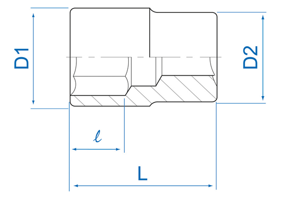 Outils - Outils divers - Blister de douille 1/4" 5.5mm