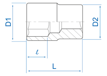 Outils - Outils divers - Blister de douille 1/4" 5.5mm